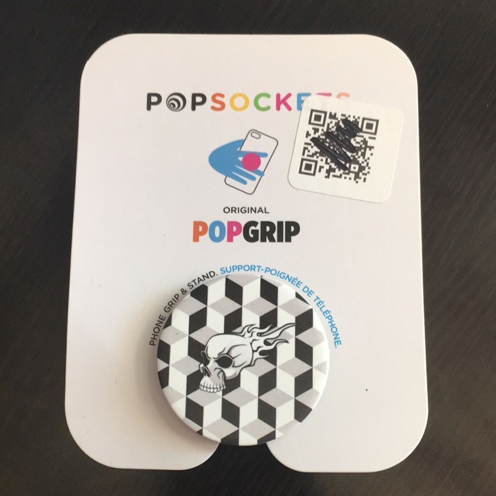 PopSocket Phone Grip Skull on Graphic Design